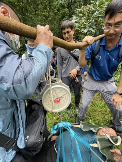 模擬黑熊救傷實地演練13