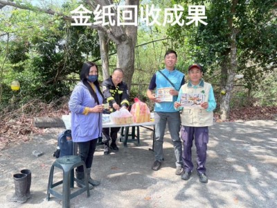 國家森林調查監測志工與假日到各公墓宣導防火措施3