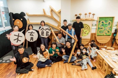 屏東木育館內合照