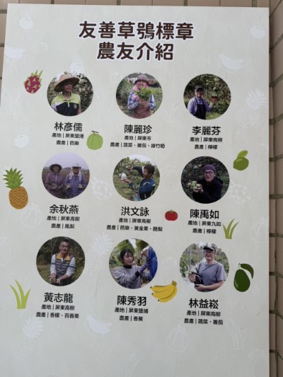 友善草鴞標章農友介紹(1)